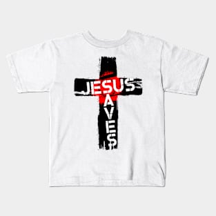 Jesus saves Kids T-Shirt